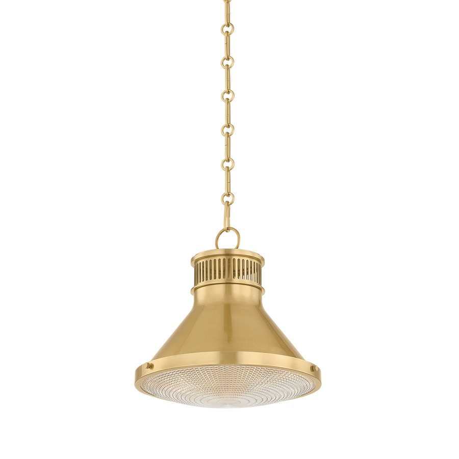 Hudson Valley Lighting Highclere Pendant — Aged Brass