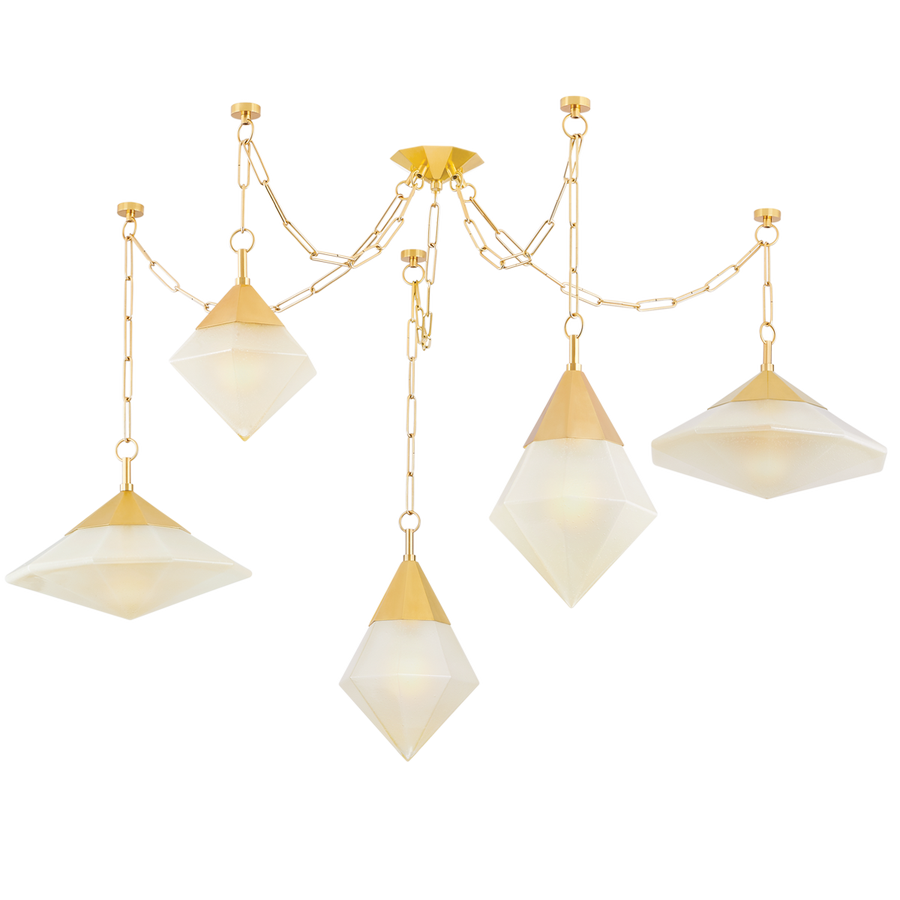 Corbett Lighting ANGELIQUE Chandelier — 383-59-VPB