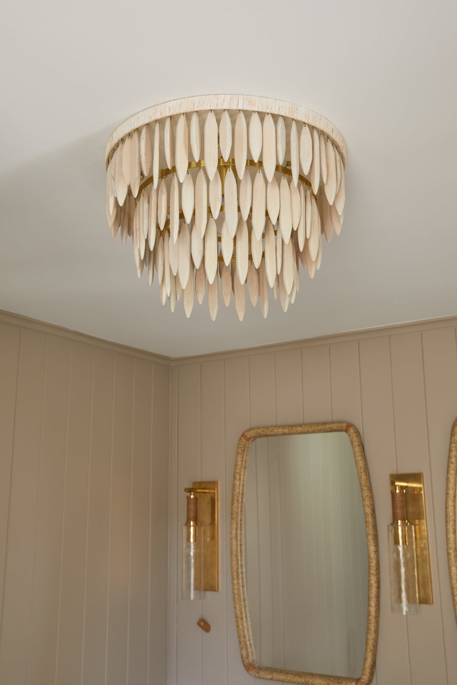 Mitzi Tiffany Semi Flush — H805501-AGB/TCR