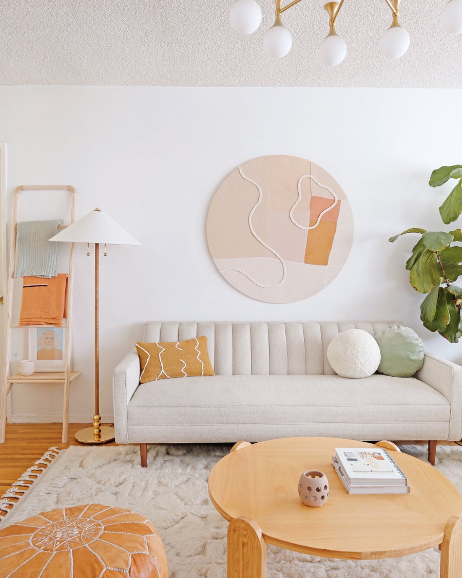 Hudson Valley Lighting Flare Floor Lamp — Aged Brass