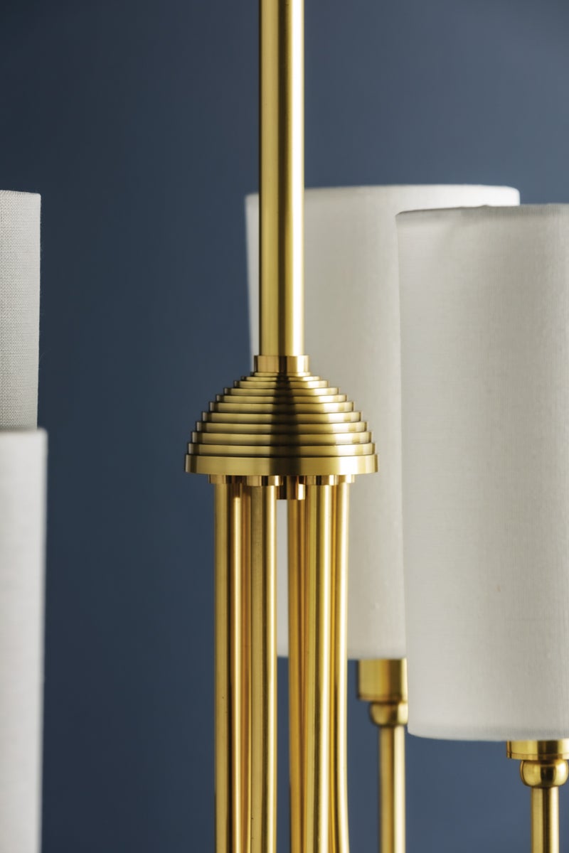 Hudson Valley Lighting Harlem Chandelier — Aged Brass