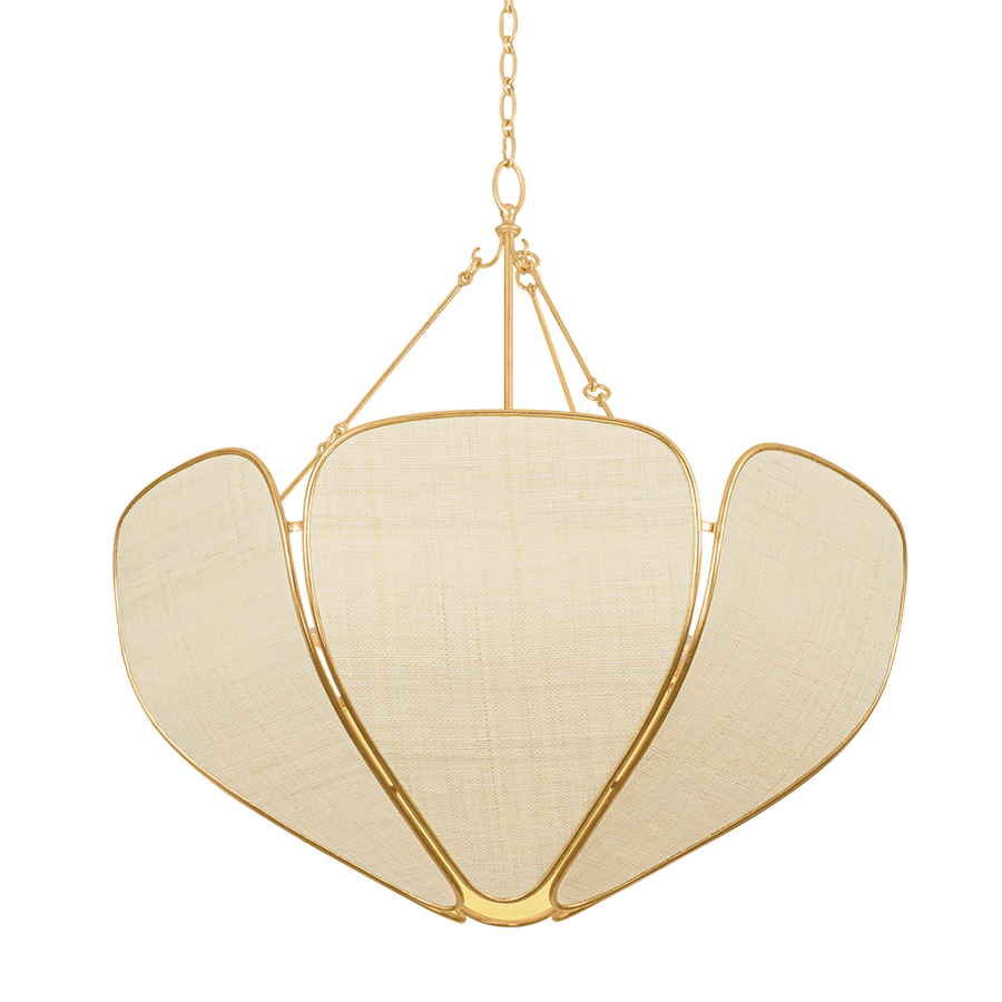 Hudson Valley Lighting Bayville Pendant — Vintage Gold Leaf