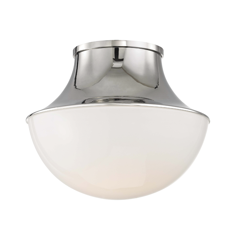 Hudson Valley Lighting Lettie Flush Mount — Polished Nickel
