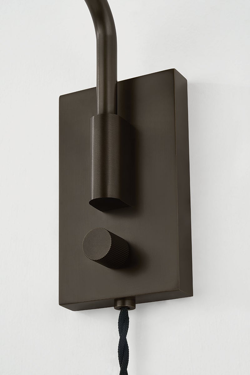 Mitzi Yvette Wall Sconce — HL1006101-TRB/SBQ