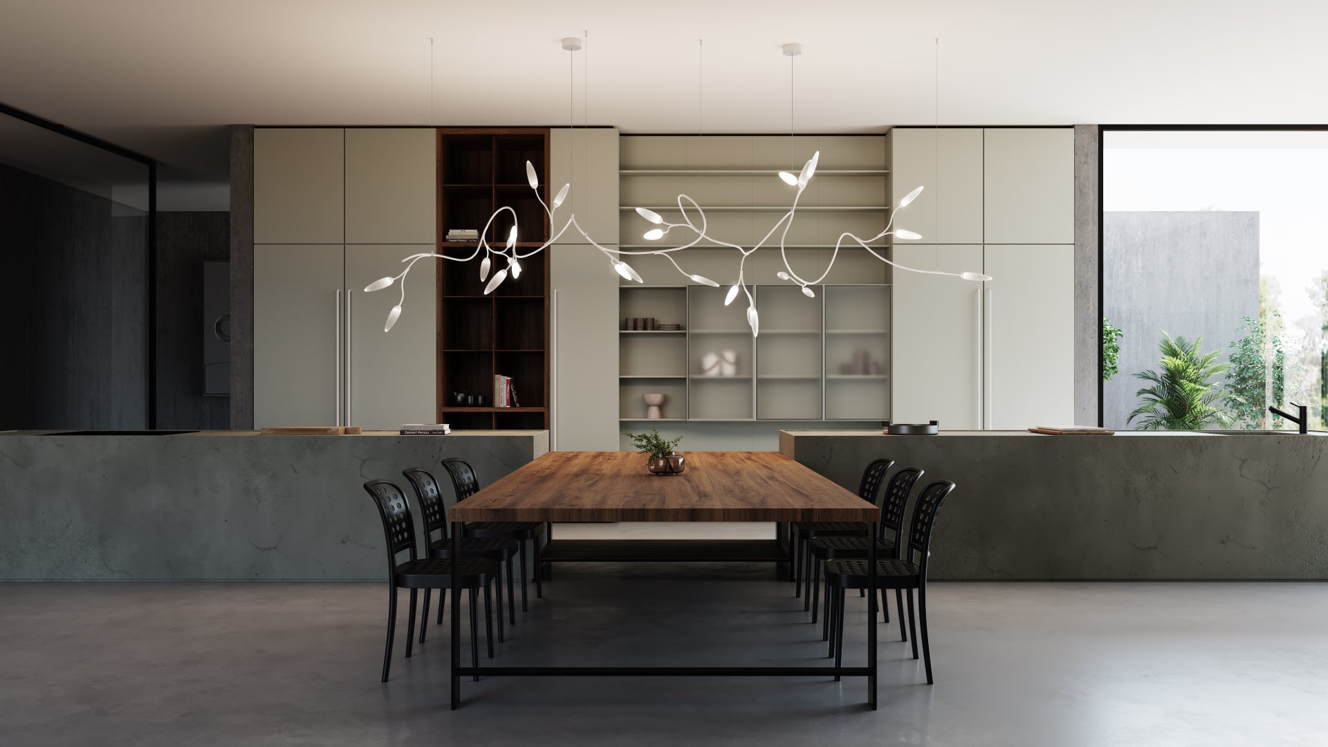 Vines™ Fixtures & Pendants in Satin White, image 2