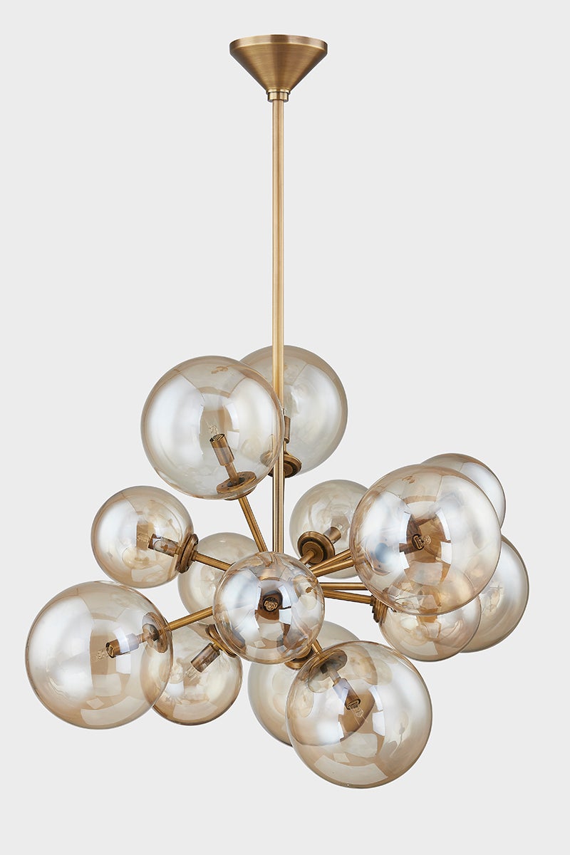 Troy Lighting SANTEE Chandelier — F1027-PBR