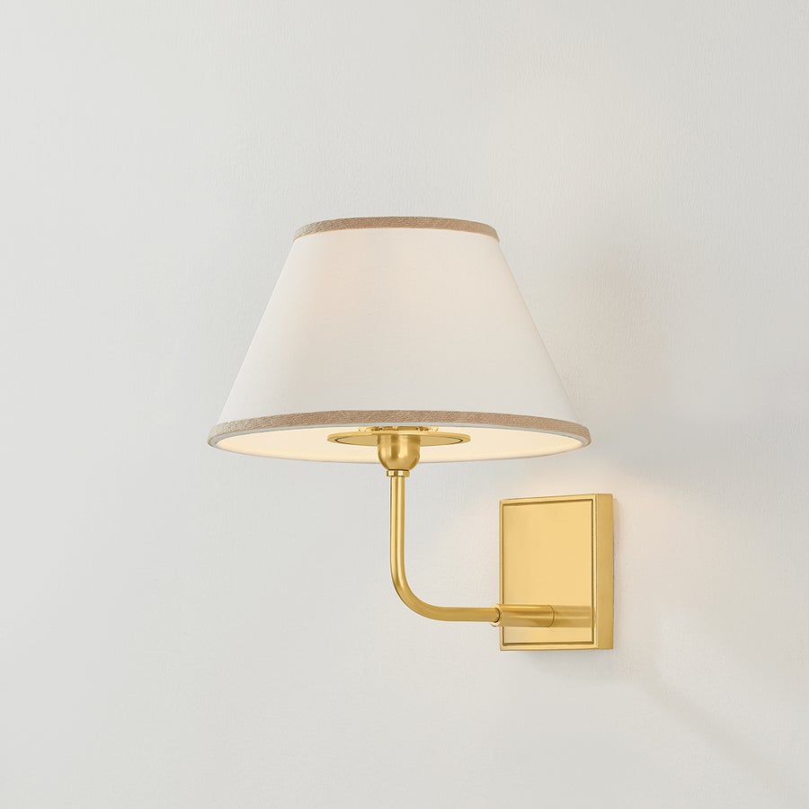Hudson Valley Lighting DURLAND Wall Sconce — Aged Brass