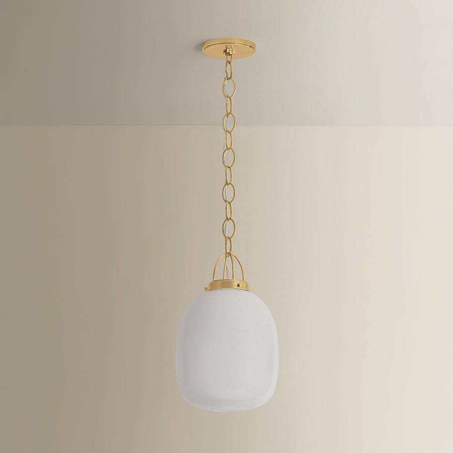 Hudson Valley Lighting Enosburg Pendant — Aged Brass