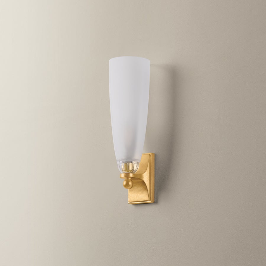 Hudson Valley Lighting Ravenswood Wall Sconce — Vintage Gold Leaf