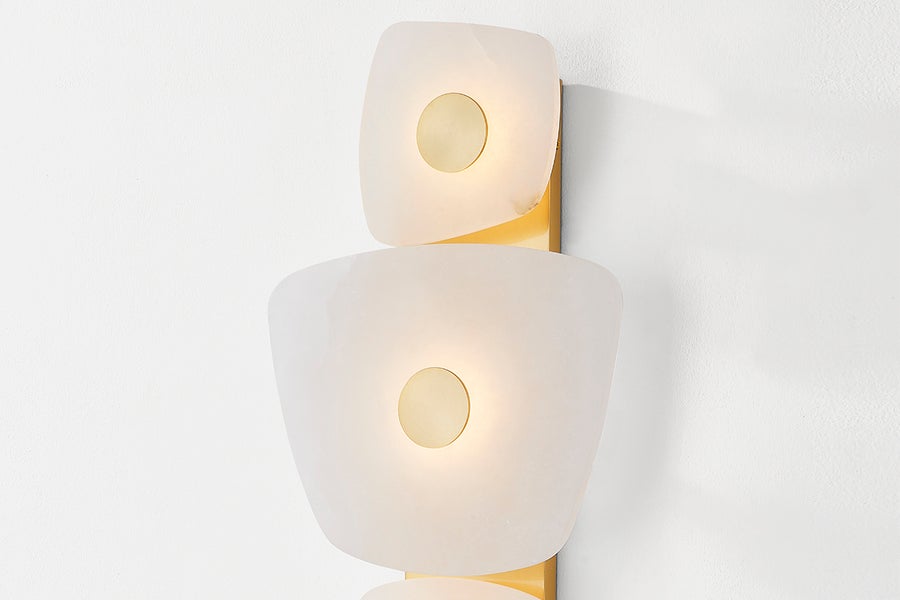 Hudson Valley Lighting HOLMDEL Wall Sconce — Aged Brass