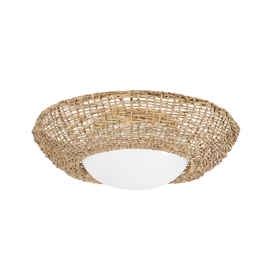 Hudson Valley Lighting KILLINGTON Flush Mount — Vintage Gold Leaf
