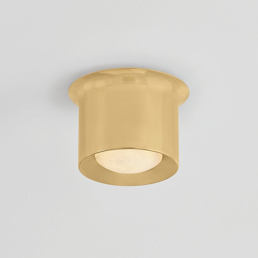 Hudson Valley Lighting NOXON Flush Mount — Aged Brass