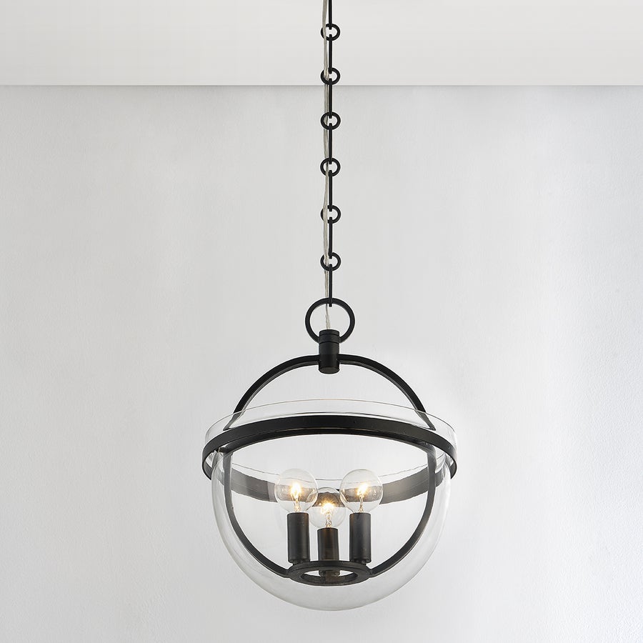 Hudson Valley Lighting Malloy Lantern — Aged Iron