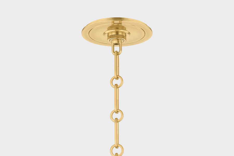 Hudson Valley Lighting Highclere Pendant — MDS2404-AGB/FBL
