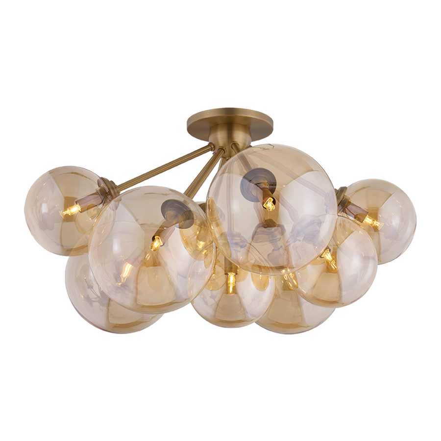Troy Lighting Santee Semi Flush — C1048-PBR