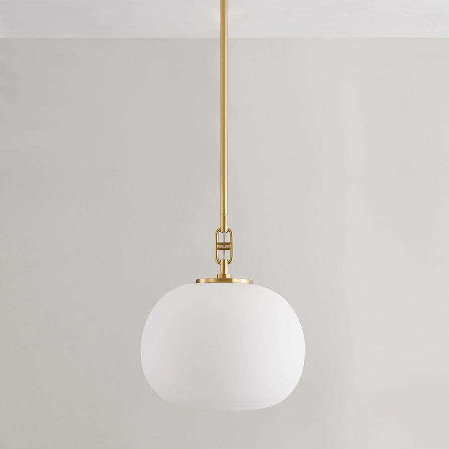 Hudson Valley Lighting Ingels Pendant — Aged Brass