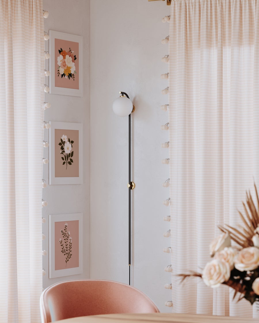 Mitzi Faye Plug-In Sconce — HL589201-AGB/SBK