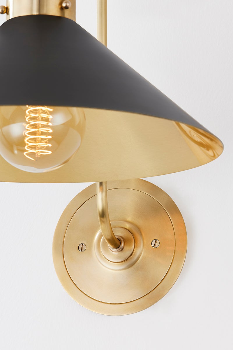 Hudson Valley Lighting CLIVEDON Wall Sconce — MDS1400-AGB/DB