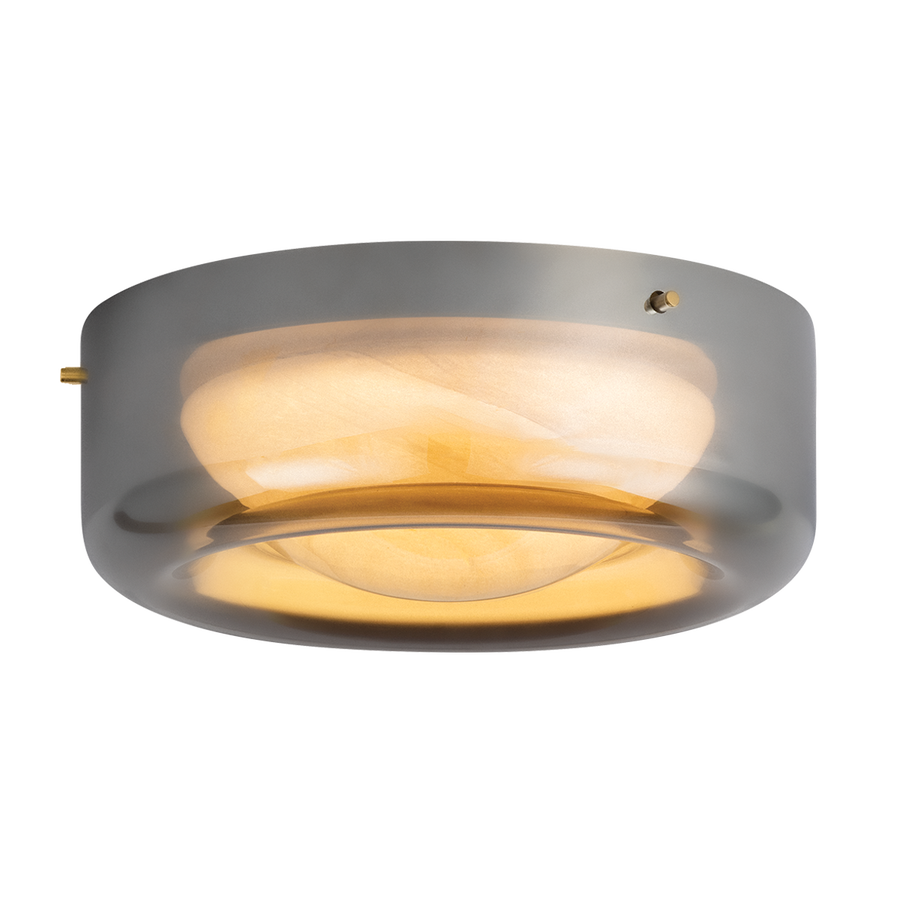 Hudson Valley Lighting Eldred Flush Mount — Aged Brass