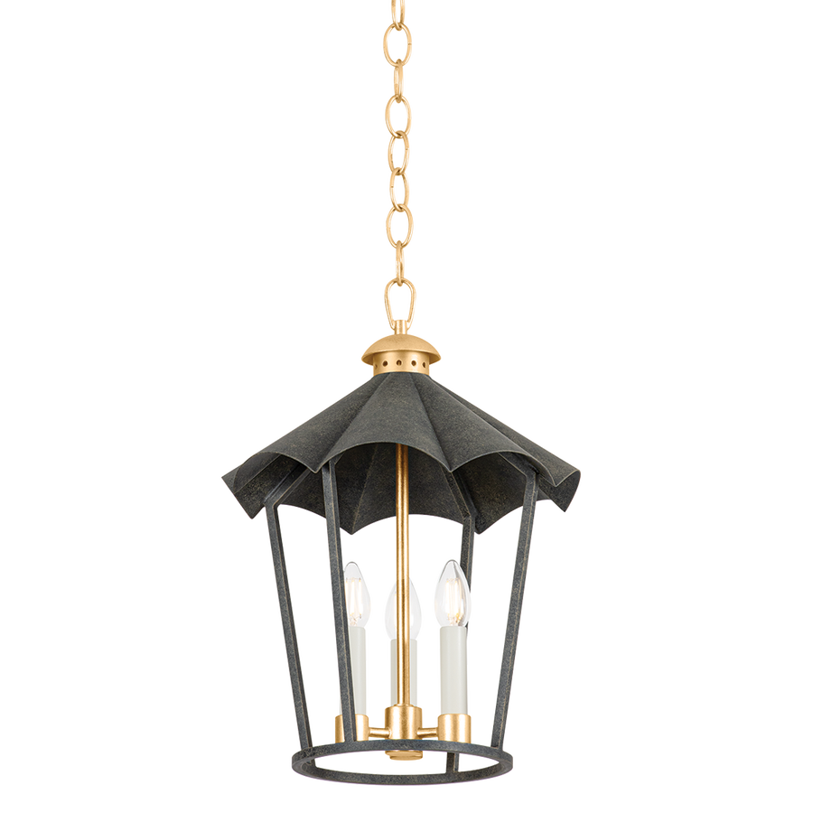 Troy Lighting WILDOMAR Lantern — F3714-VGL/FRN
