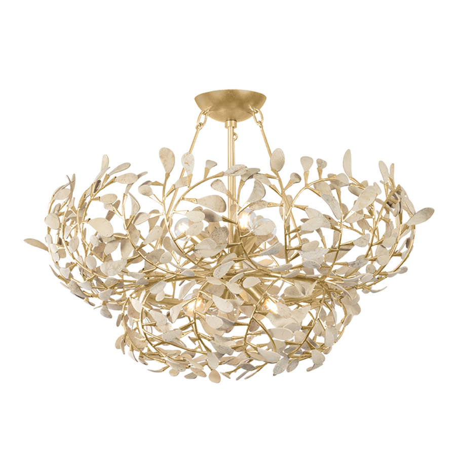 Hudson Valley Lighting MAYBROOK Chandelier — Vintage Gold Leaf