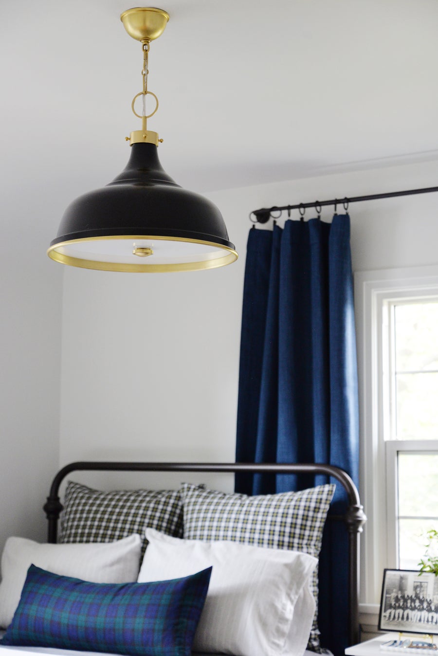 Hudson Valley Lighting Painted No. 1 Pendant — MDS300-AGB/DBL