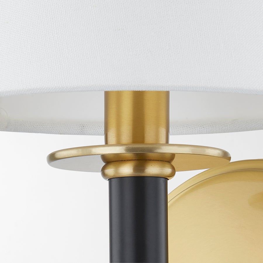 Mitzi Banyan Wall Sconce — H759101-AGB/SBK