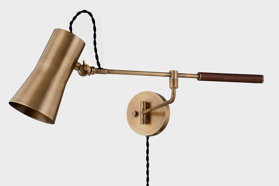 Troy Lighting NOVEL Plug-in Sconce — PTL1308-PBR