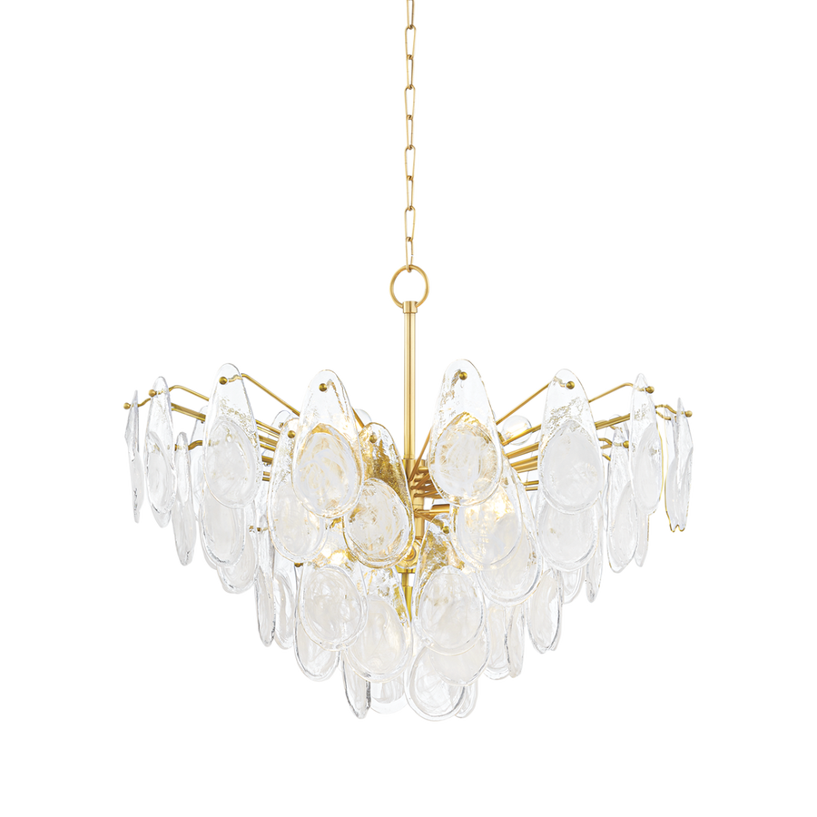 Hudson Valley Lighting DARCIA Chandelier — Aged Brass