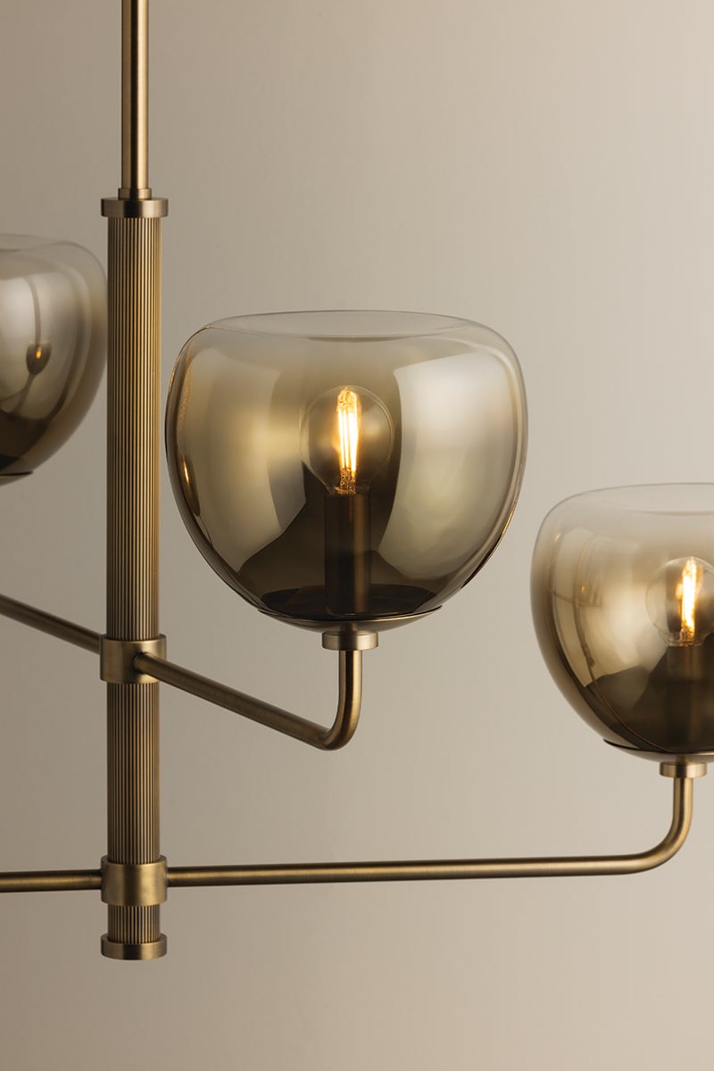 Troy Lighting AUGUST CHANDELIER — F3734-PBR