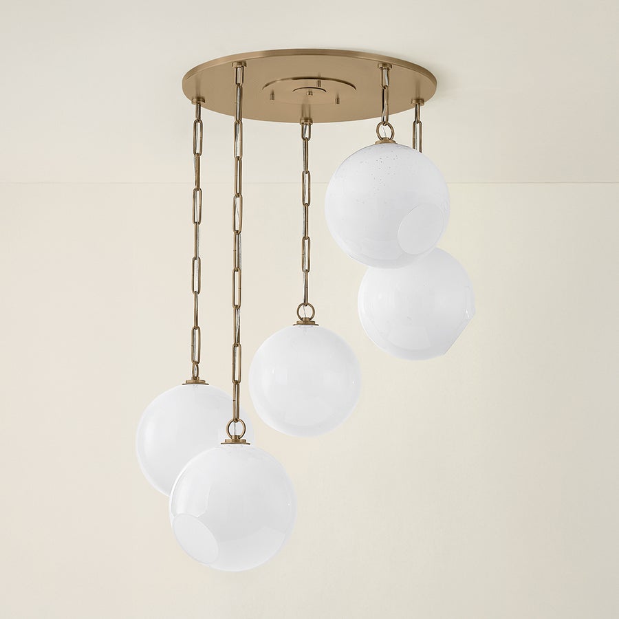 Troy Lighting BRAMBLE CHANDELIER — F1836-PBR