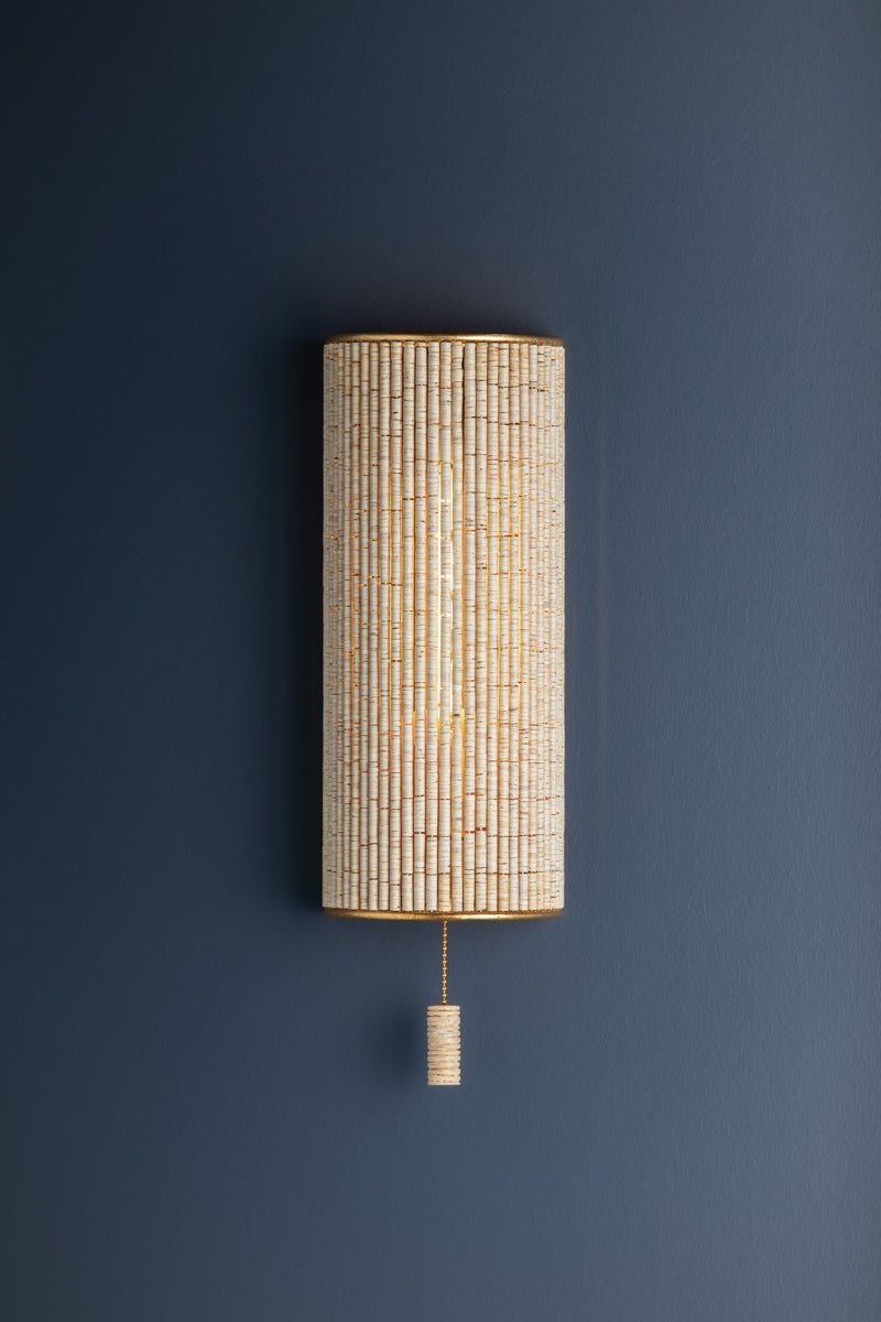 Hudson Valley Lighting HAMPDEN WALL SCONCE — Vintage Gold Leaf