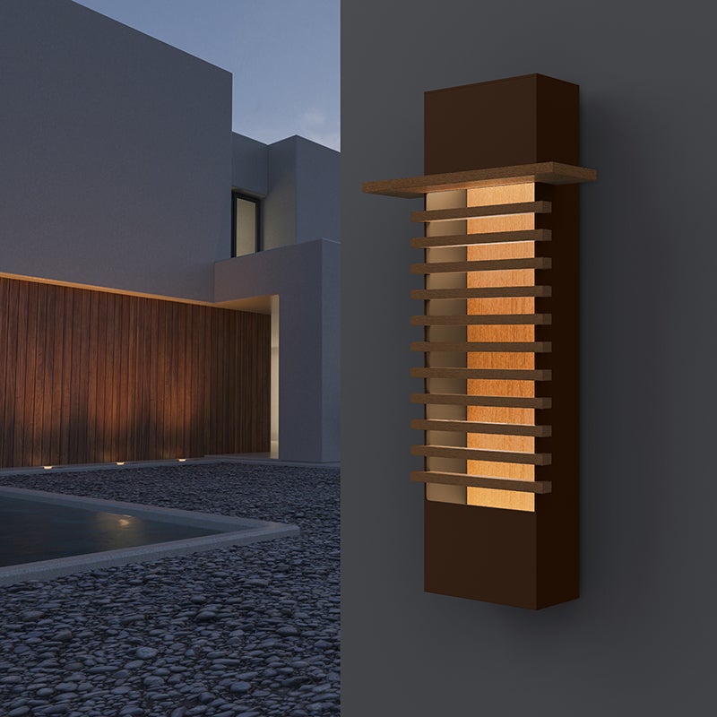 Kengo Sconces & Wall in TEXTURED BRONZE, image 2