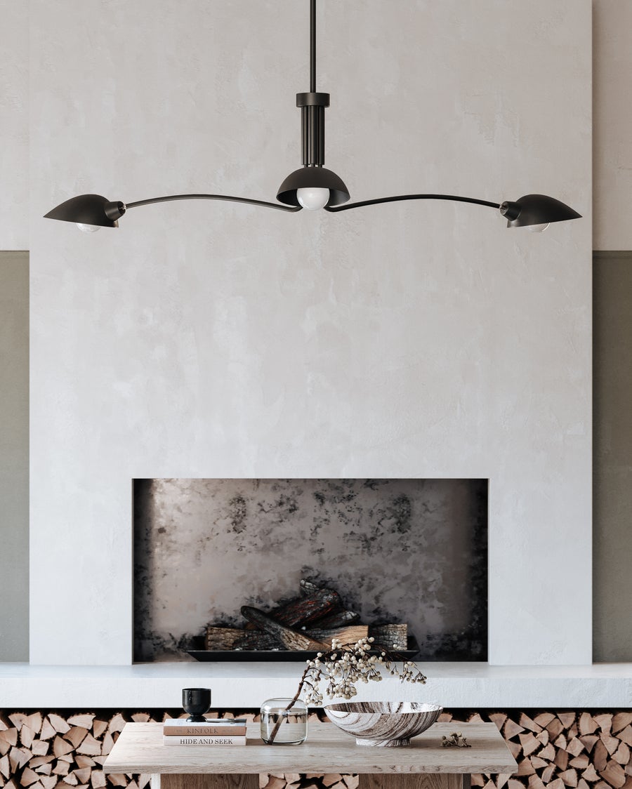 Troy Lighting Leo Chandelier — F7813-SBK