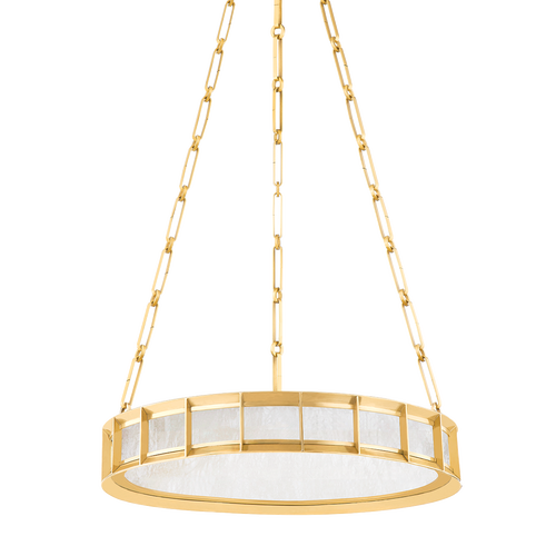 hand-rubbed antique brass flush mount – Lauren Liess