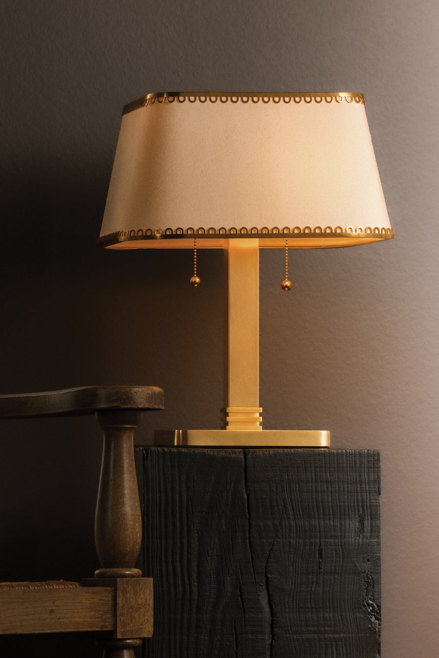 Hudson Valley Lighting Claude Table Lamp — Aged Brass