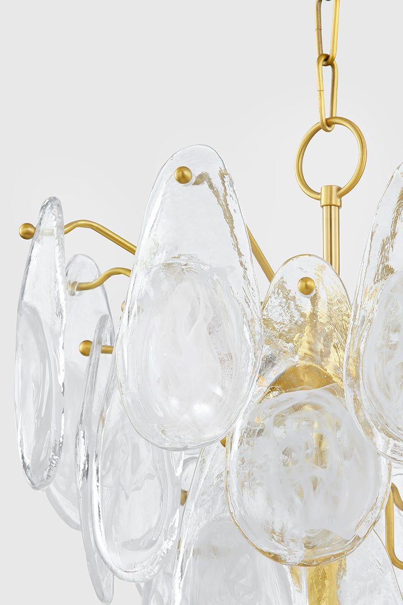 Hudson Valley Lighting DARCIA Chandelier — Aged Brass