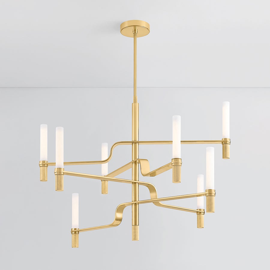 Hudson Valley Lighting ALLENTOWN Chandelier — Aged Brass