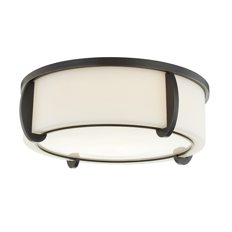 Hudson Valley Lighting Talon Flush Mount — Old Bronze
