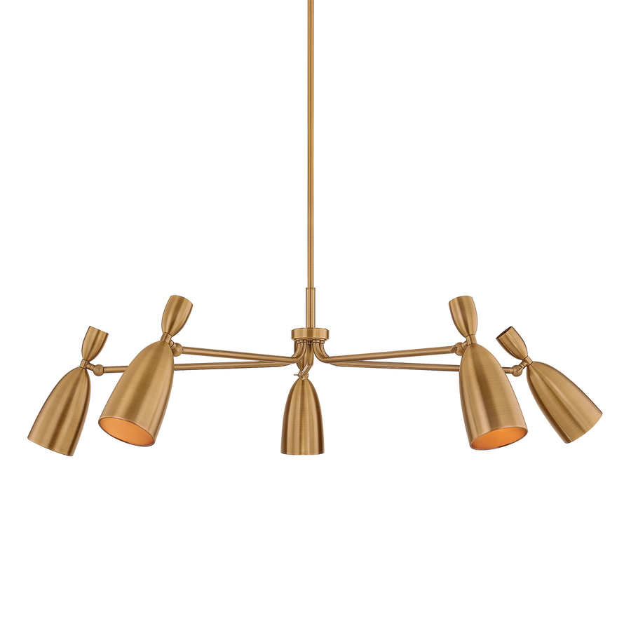 Troy Lighting SPADE Chandelier — F4050-PBR