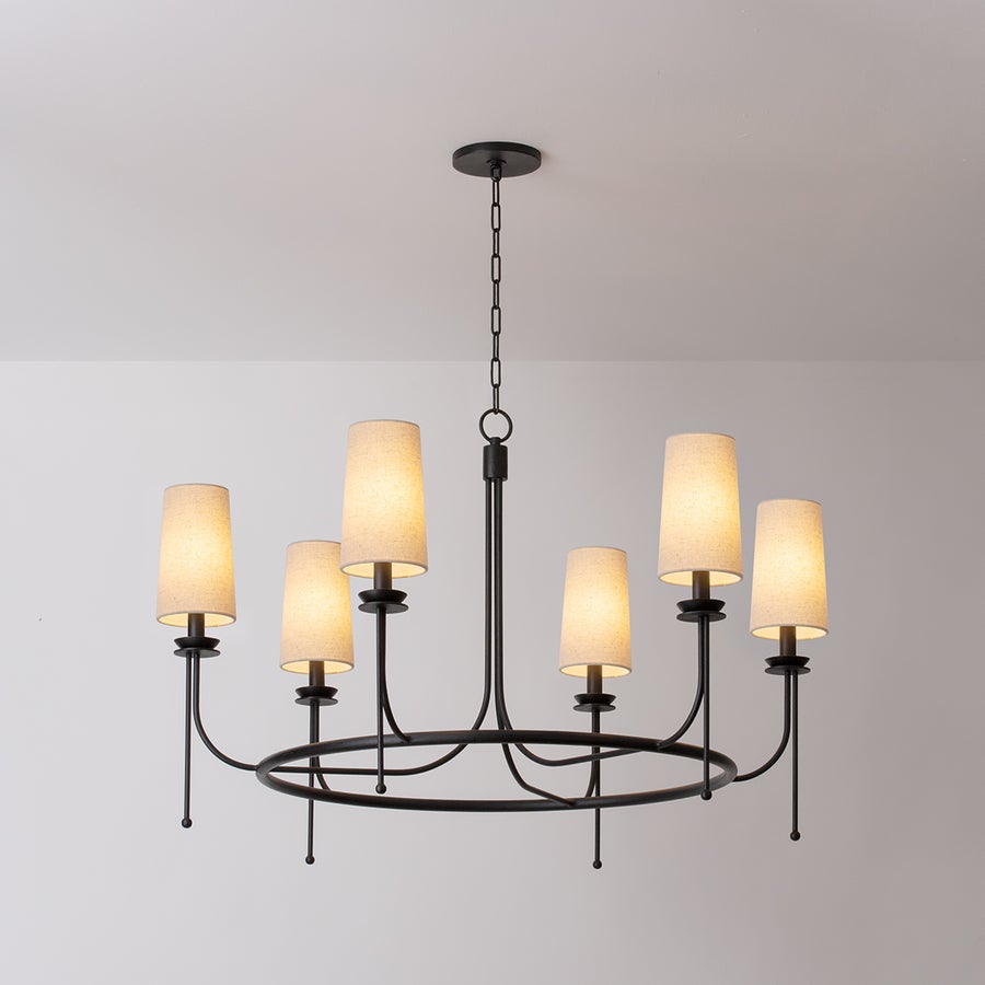 Troy Lighting Calder Chandelier — F1240-FOR