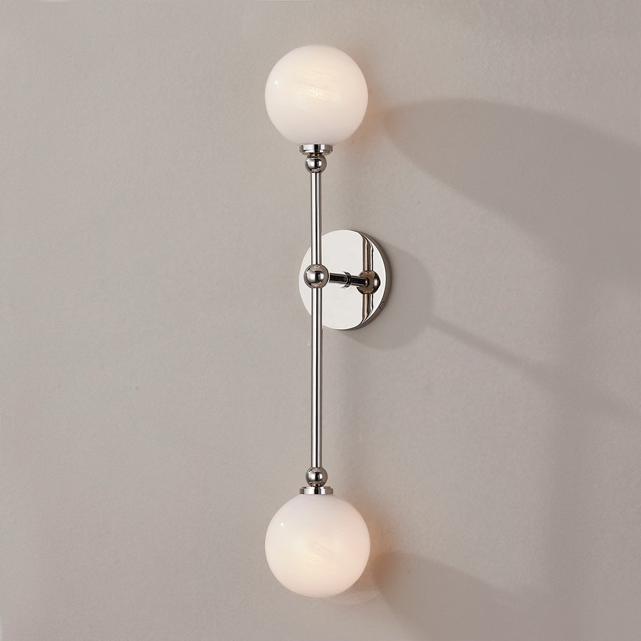 Hudson Valley Lighting Andrews Wall Sconce — Polished Nickel