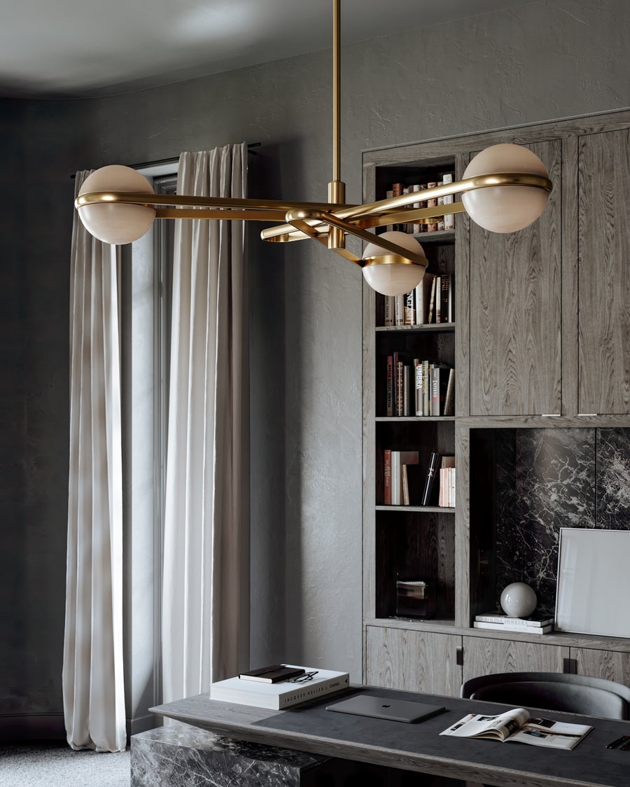 Corbett Lighting KYOMI Chandelier — 353-52-VB