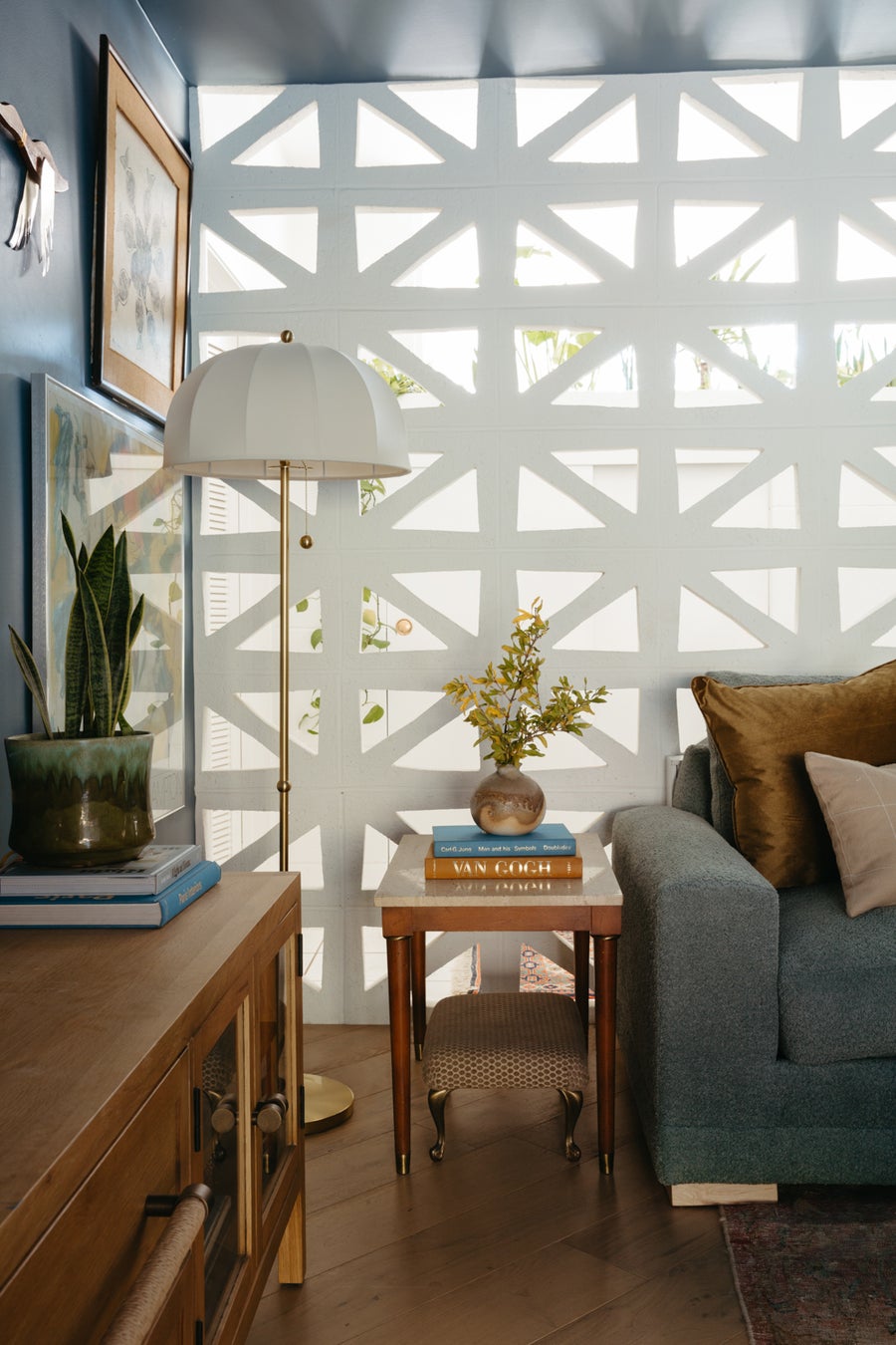 Mitzi Meshelle Floor Lamp — HL816401-AGB