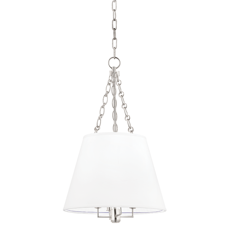 Hudson Valley Lighting Burdett Pendant — Polished Nickel