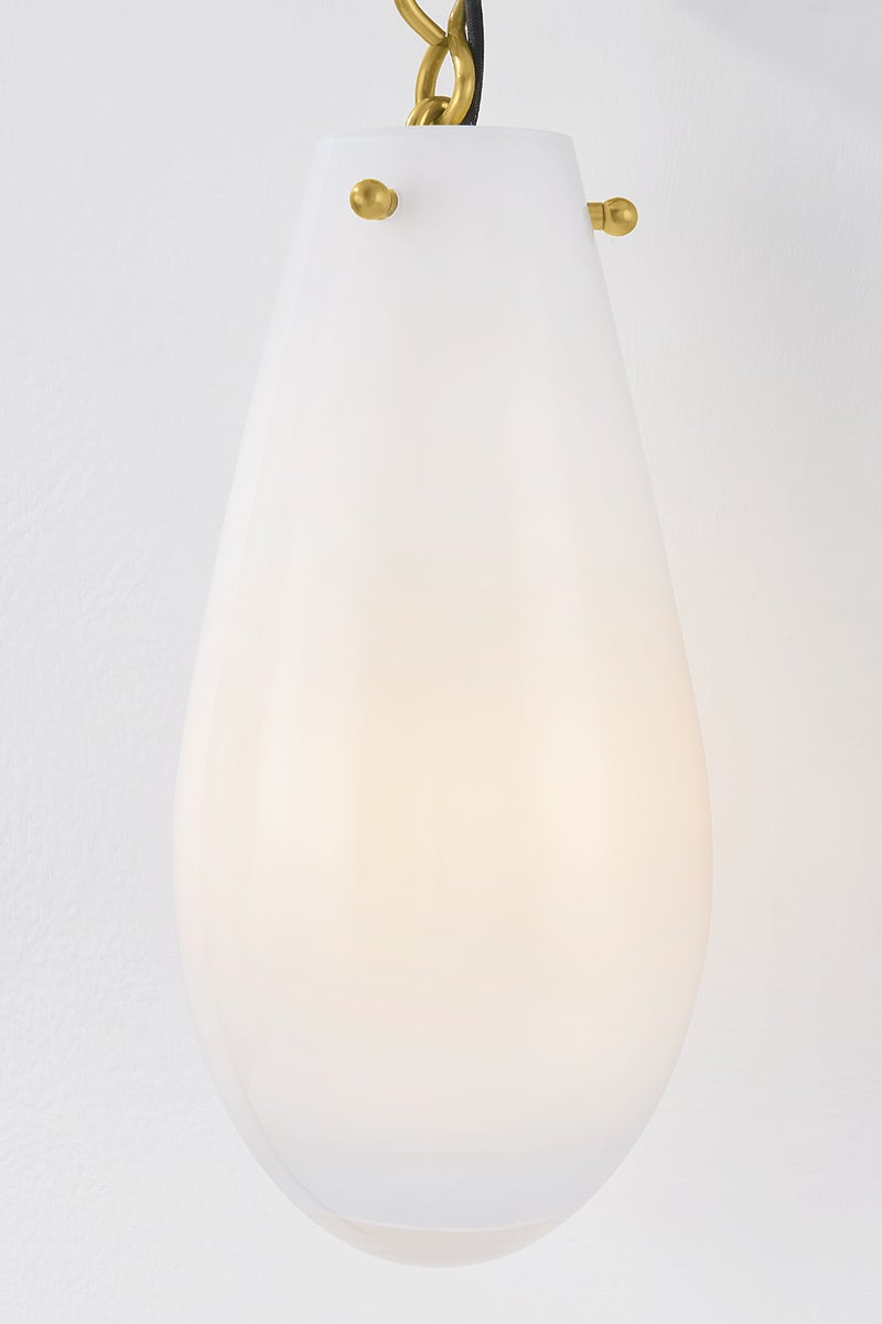 Hudson Valley Lighting CLARKSTOWN Wall Sconce — Aged Brass