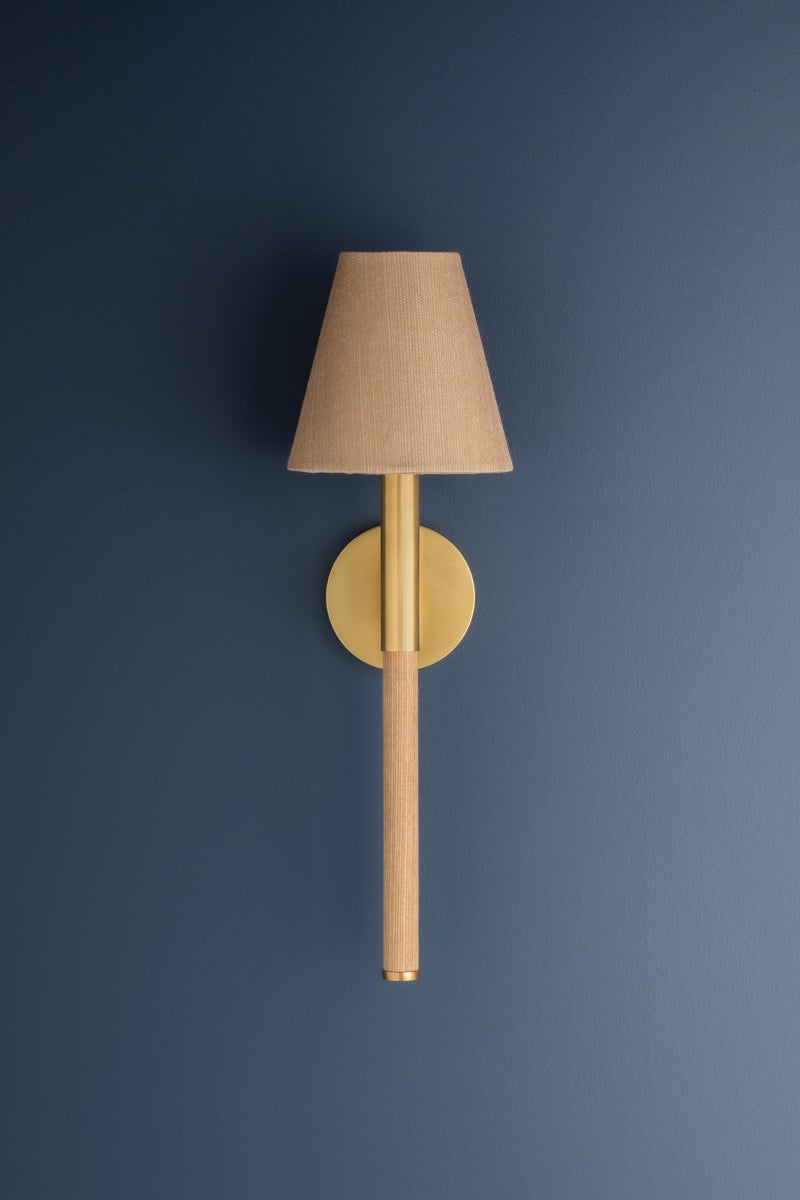 Hudson Valley Lighting LINDENWOOD Wall Sconce — Aged Brass