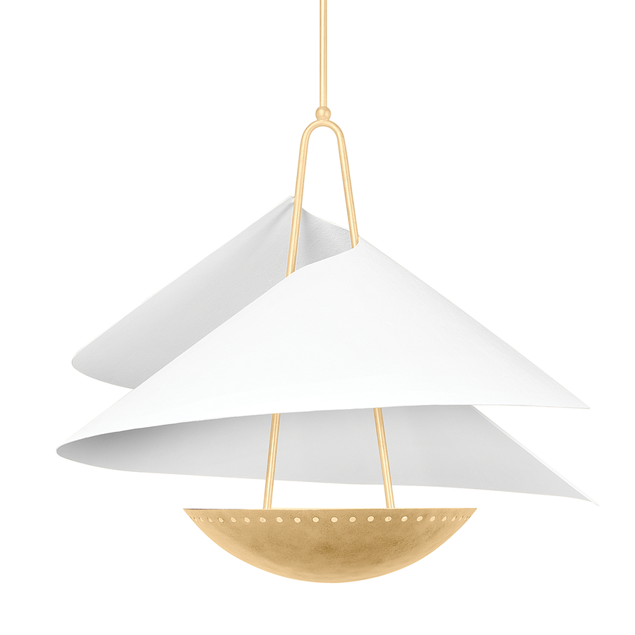 Corbett Lighting Carini Pendant — 411-34-VGL/GSW