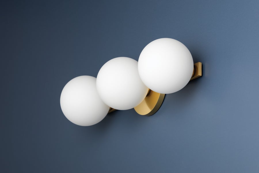 Hudson Valley Lighting Baird Bath and Vanity — Aged Brass