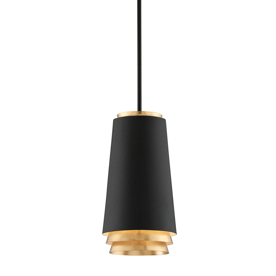 Troy Lighting Fahrenheit Pendant — F5541-TBK/VGL